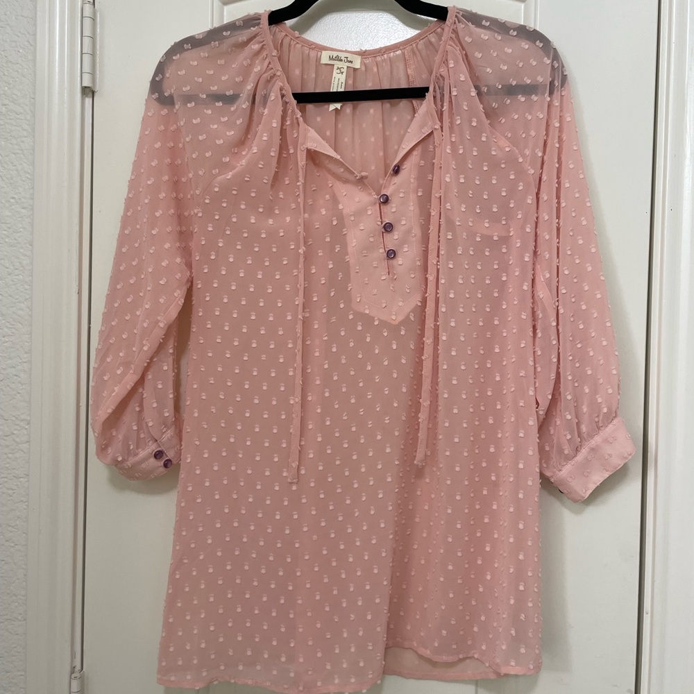 Matilda Jane size small- flawless sheer top
